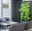 퍼시스, 부산센터 쇼룸에 친환경 ‘나아바 그린월’ 공간 조성